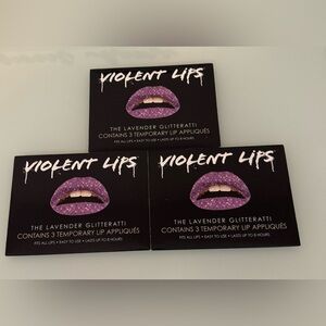 Violent Lips in Lavender Glitteratti bundle